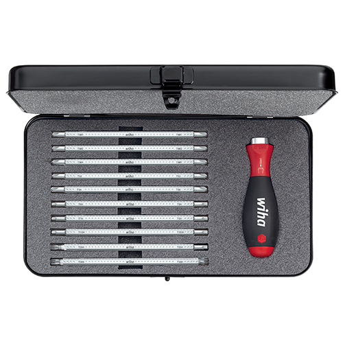Wiha System-6 Reversible Blade Set Metal Case 281 B11