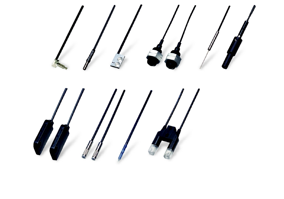 Omron E32 Flat and Sleeve Through-beam Fiber Units (Space-saving, 1~3 dia.)