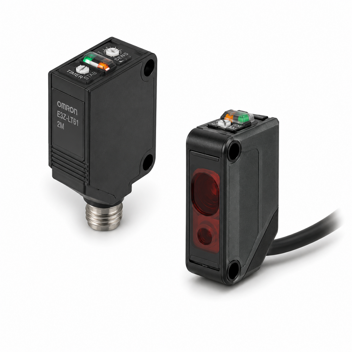 Omron E3Z-LR Compact Laser Retro-reflective Photoelectric Sensor (MSR, 15m/7m, NPN/PNP)