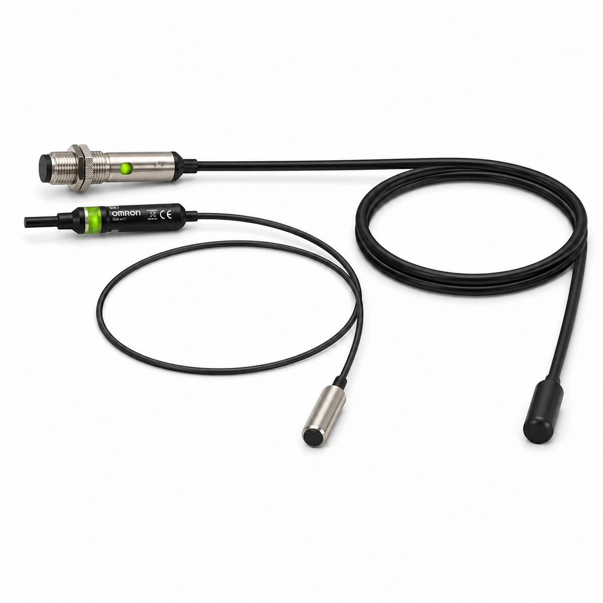 Omron E2EC-M / E2EC-Q Stainless Steel Sensing Surface Proximity Sensor (8 dia., 2mm, NO)