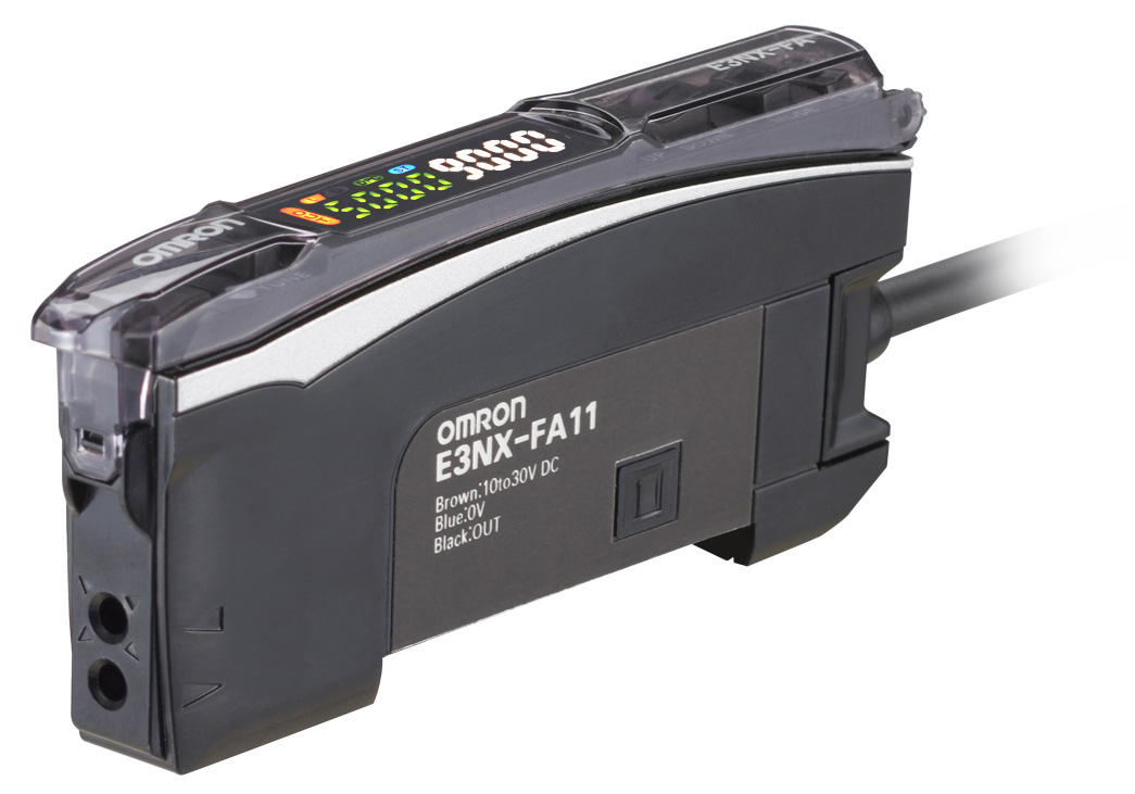 Omron E3NX-FAH Infrared Smart Fiber Amplifier (870nm IR LED, GIGA RAY2S)
