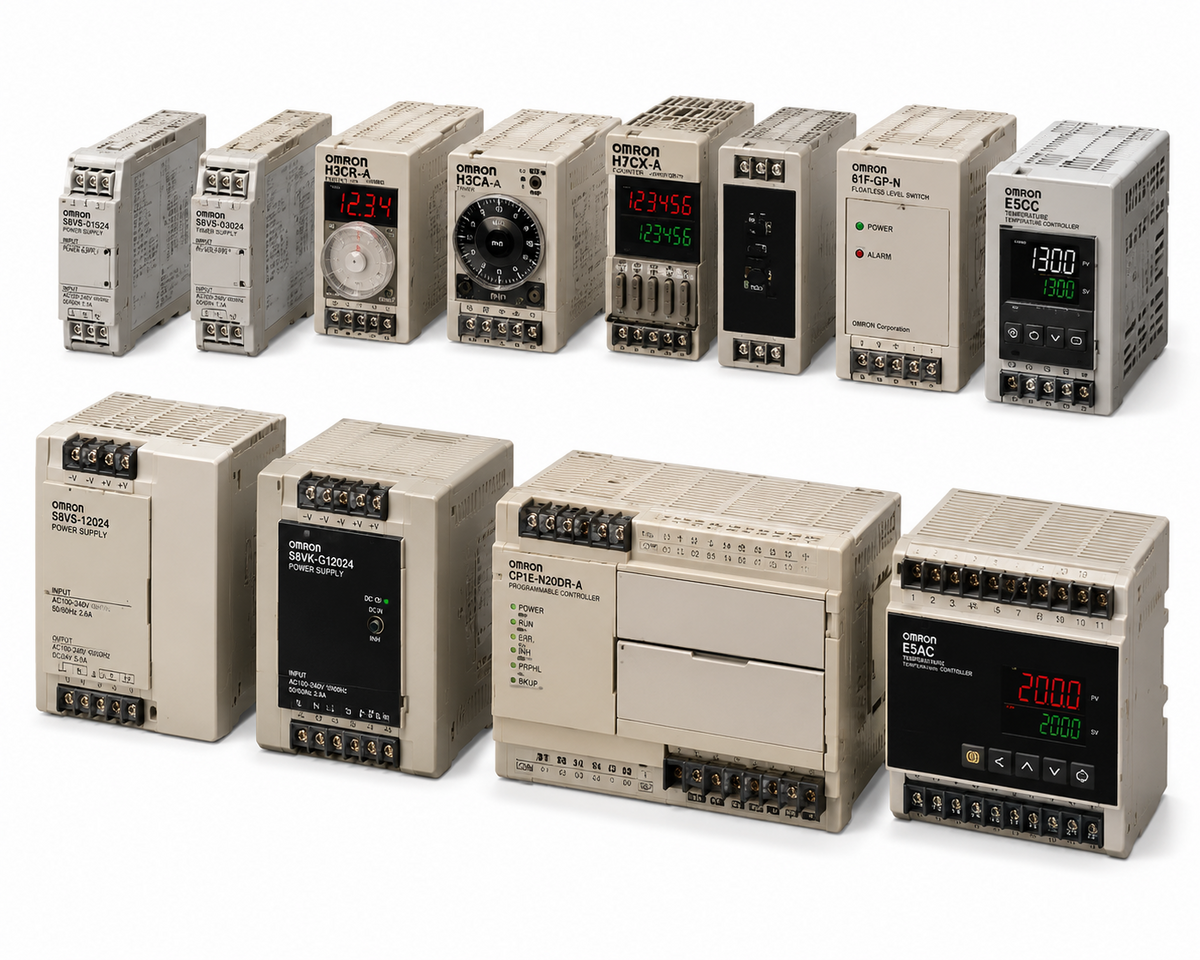 Omron S8VS Switch Mode Power Supply (Total Run Time Monitor, 60~480W, 24VDC)
