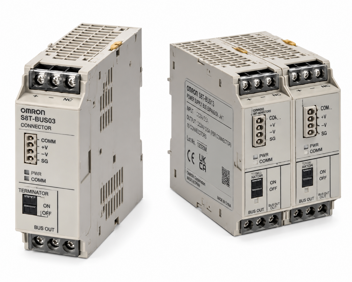 Omron S8T-DCBU-02 Buffer Block (24 VDC Input, 22.5 V / 2.5 A Backup Output)