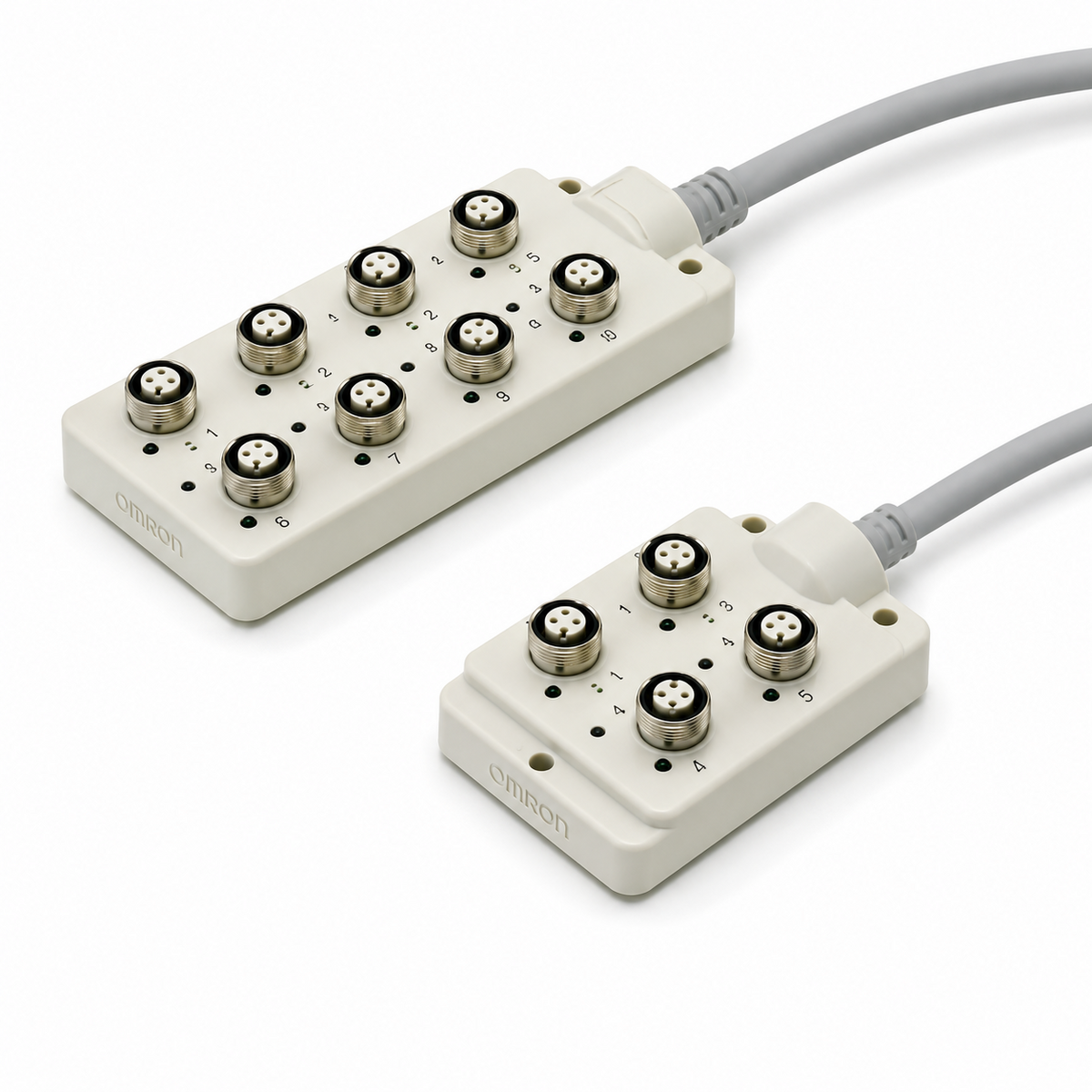 Omron XW3D Connector Terminal Box (M12, 5-pole, PNP/NPN/2-wire DC)