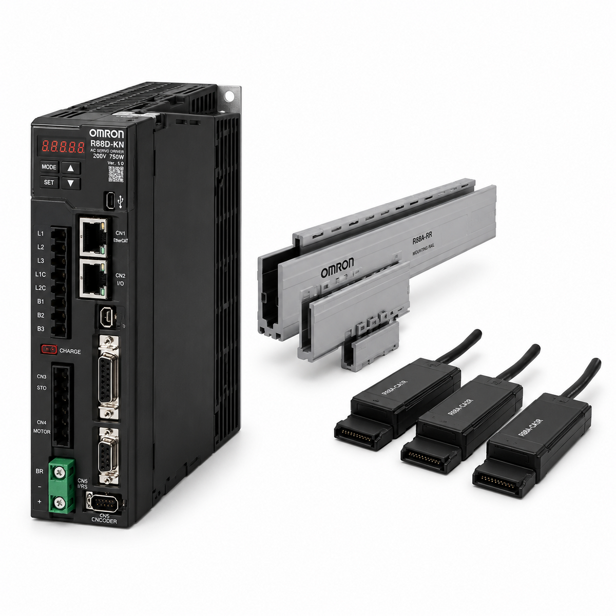 Omron R88L-EC Iron-core Linear Motor (Motor Coil Unit and Magnet Trac)