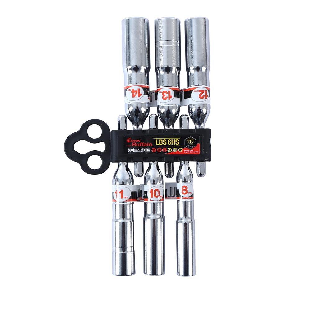 Seshin Buffalo Point Long Bit Socket Set LBS6HS