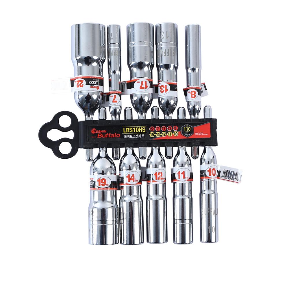 Seshin Buffalo Point Long Bit Socket Set LBS10HS