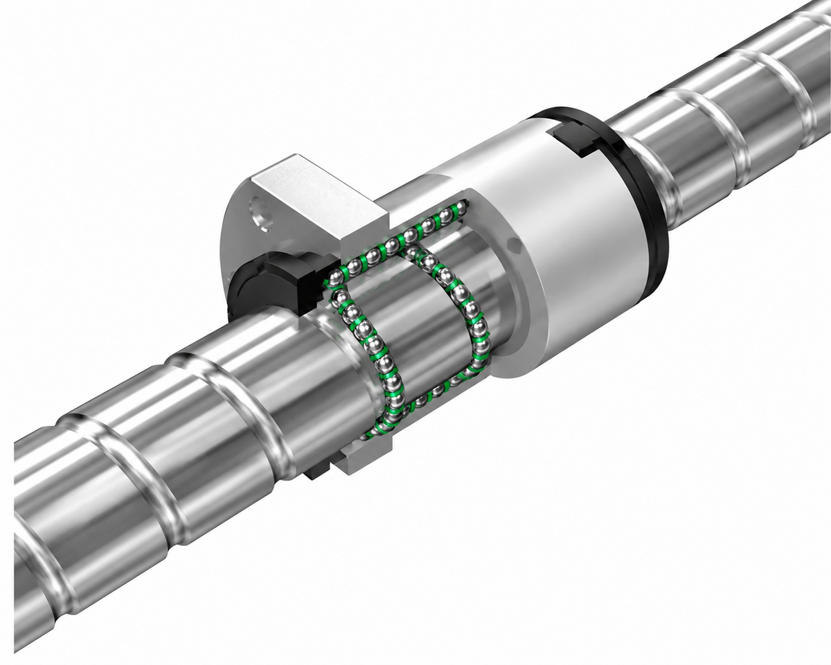 THK SDA-V/VZ Ball Screw (Shaft φ20~25, Preloaded/Non-preloaded)