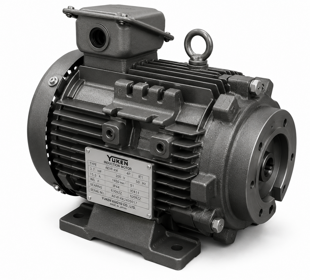 Yuken 'M' Series Electric Motor M5 (Coupling / separate housing, 5.5/7.5/11/15/18.5 kW x 4P)