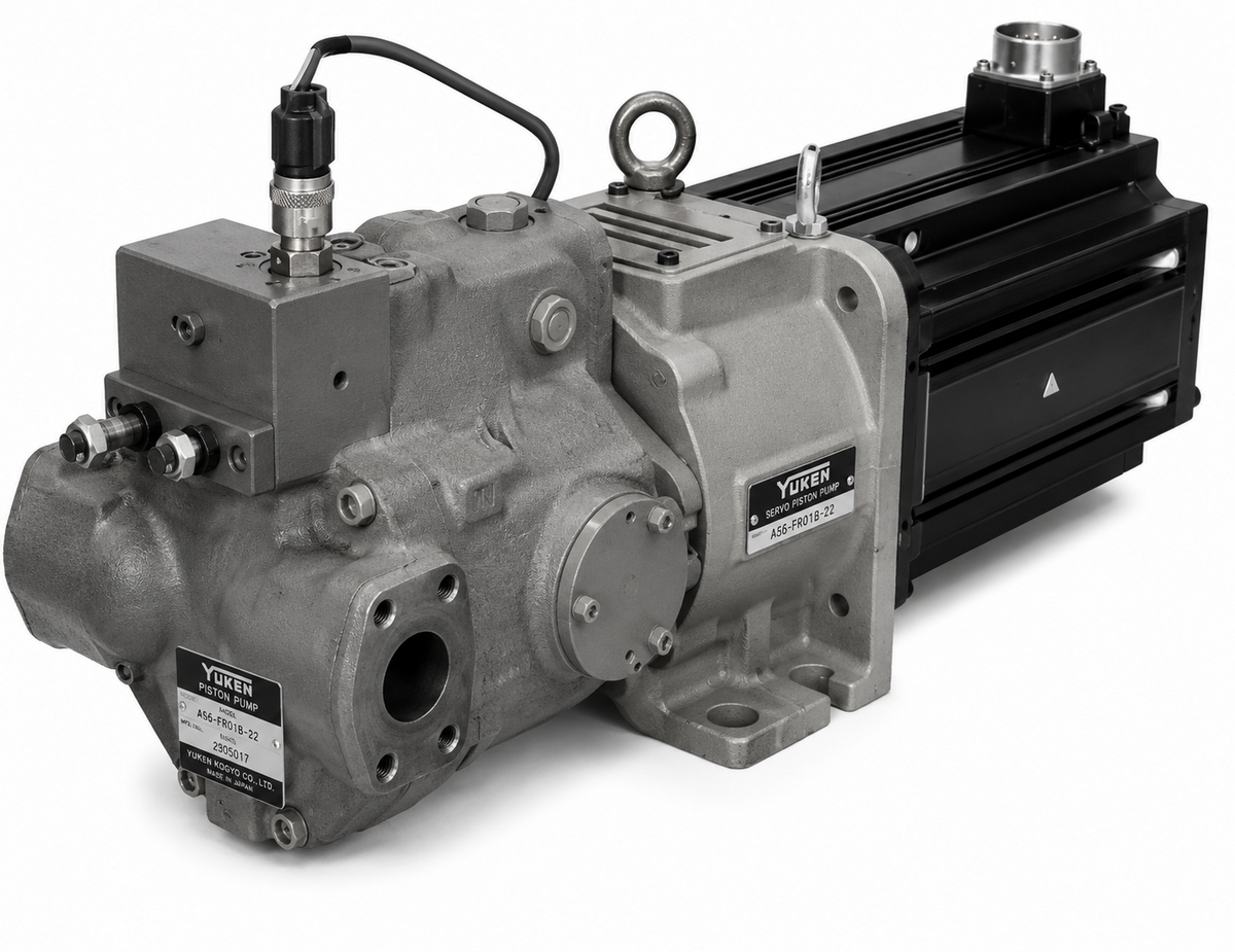 Yuken ASR3 AC Servo Motor Driven Pump (6/8 kW, 92.2 L/min, 21 MPa)