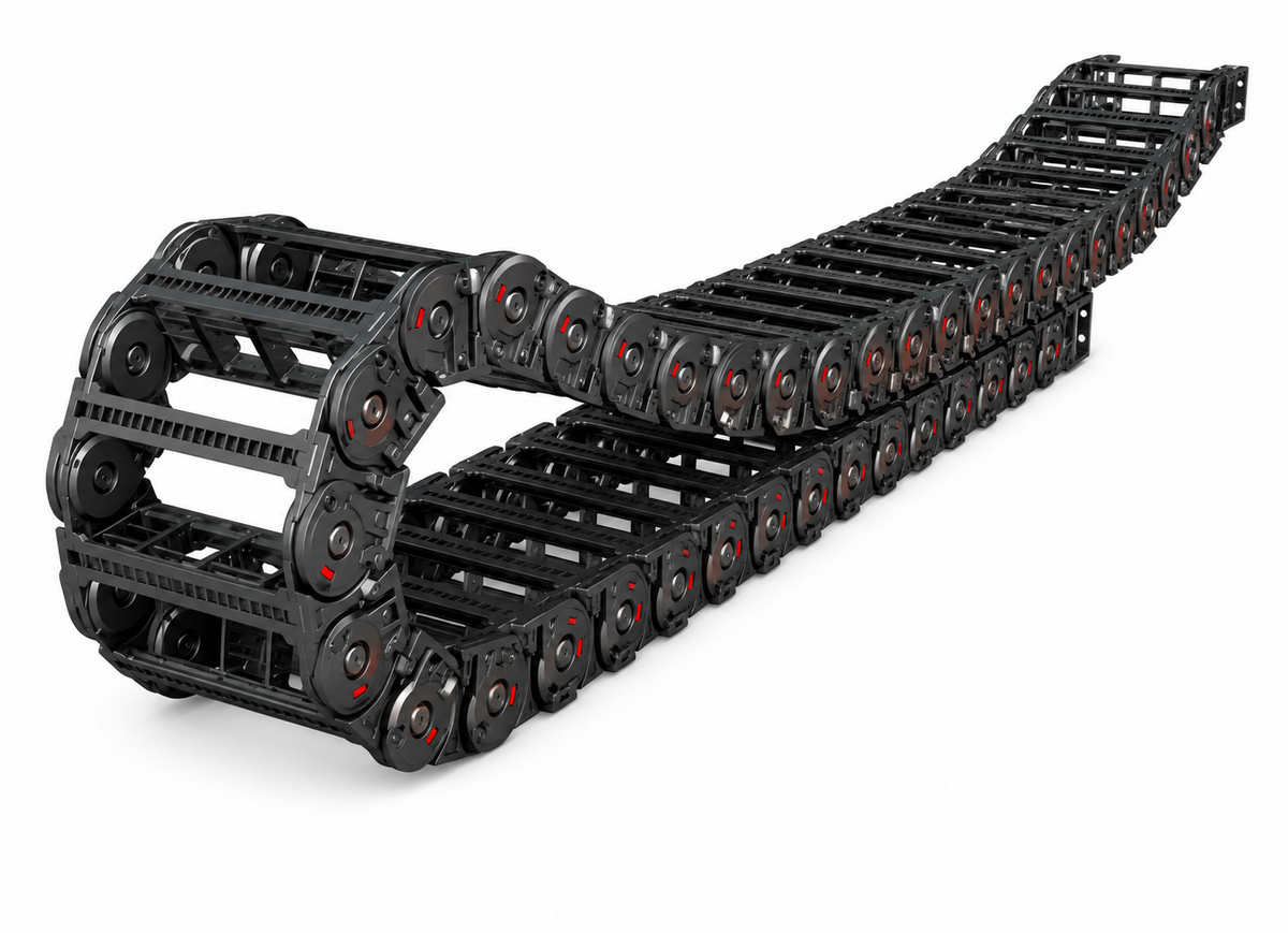 CP System Shift Chain ST044S Skid Type Cable Carrier (Pitch 44, Inside Width 35-200mm, BR R70-R150)