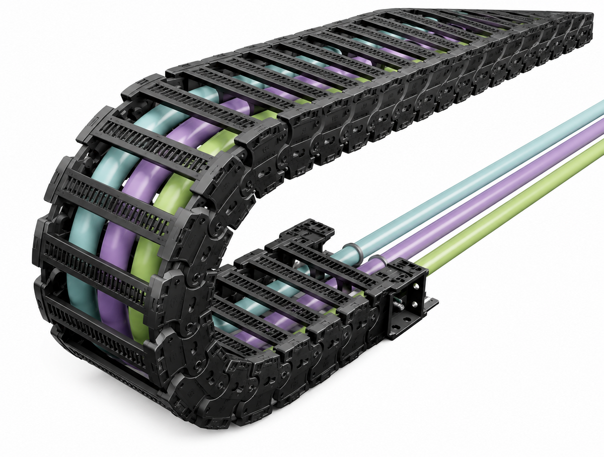 CP System nsb060CR Sabin Chain Clean Room Cable Carrier (Inside Width 75-400mm, R125-R390)