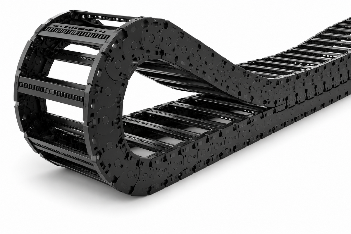 CP System nsb080S Sabin Chain Sliding Cable Carrier (Inside Width 75-600mm, R180-R500)