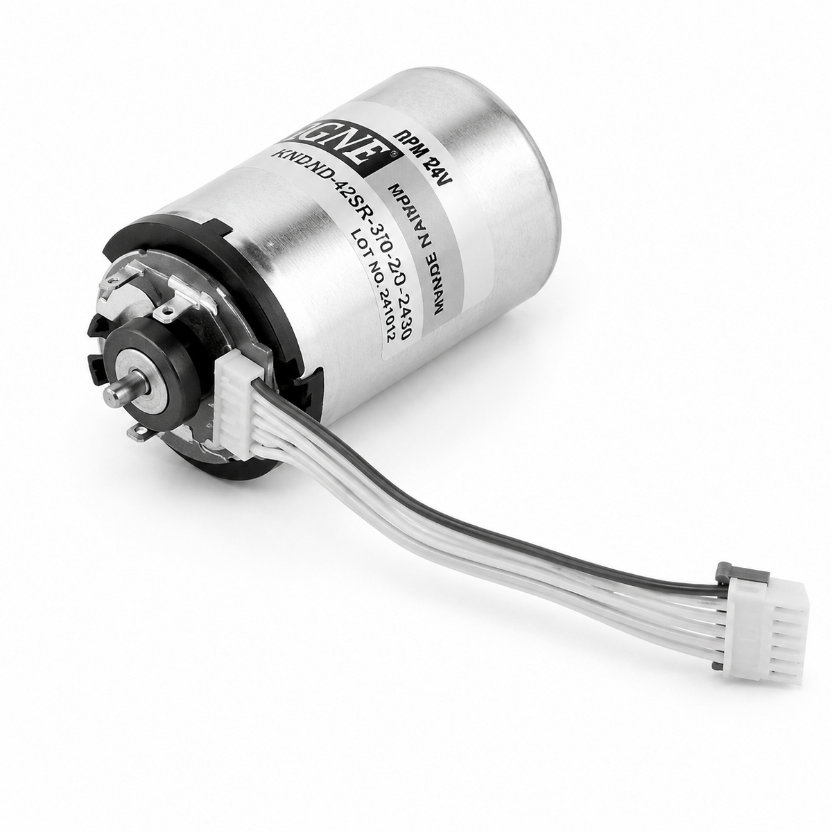 GGM KD3429-E Series DC Motor with Encoder (ø34mm, 12/24V)