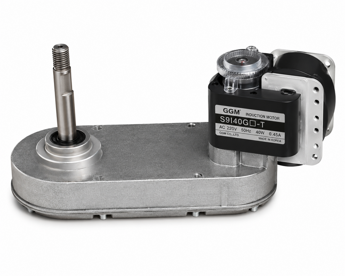 GGM KGL Right-Angle Gearhead for KA61 Shaded-Pole Motors (□60, F-Type, 1/82)