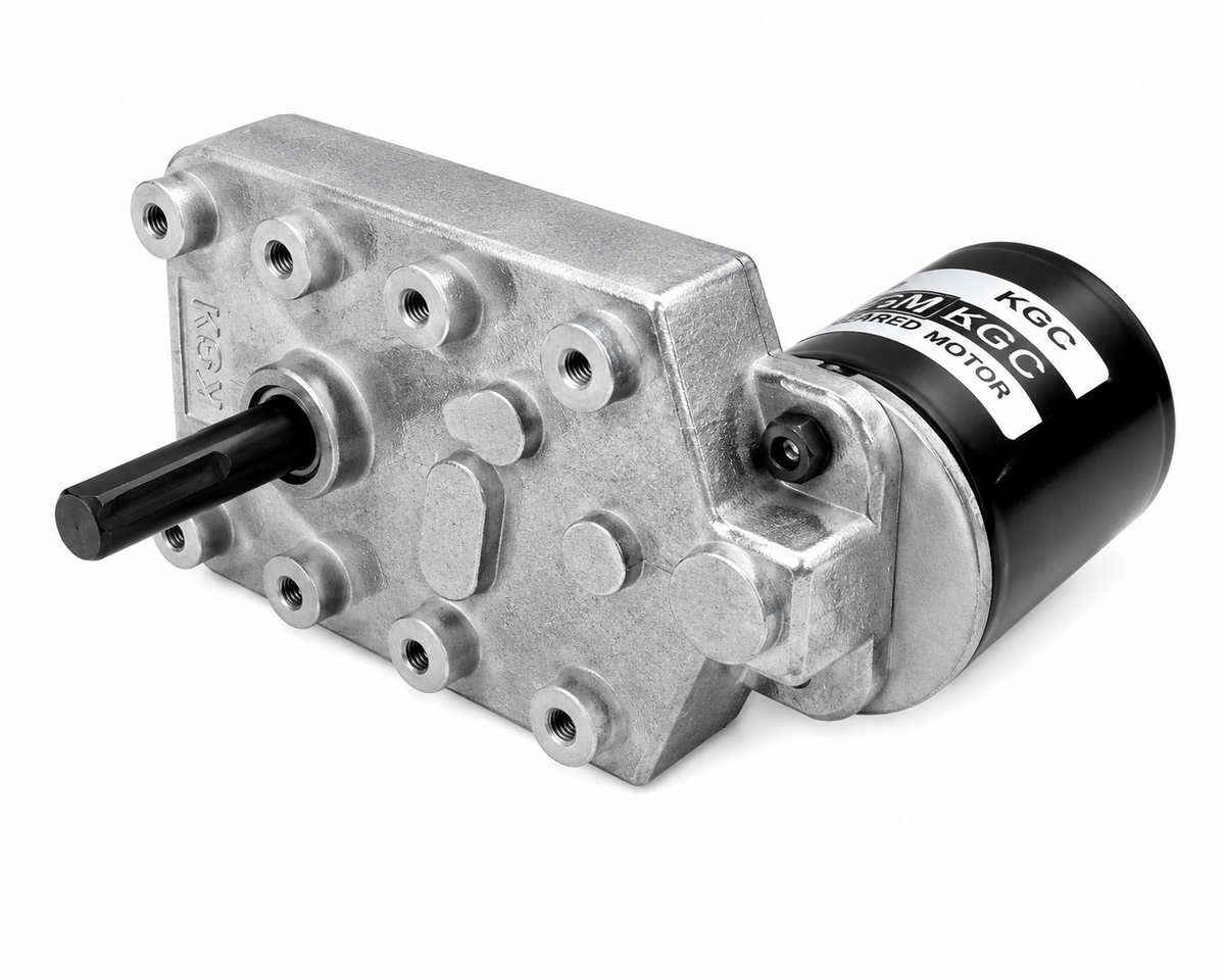 GGM KGE-3640-S2-T R-Type BLDC Offset Geared Motor (DC 24V, 5000rpm base, 18 ratios 1/22-1/687)