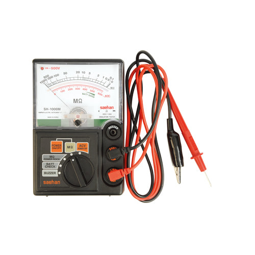 Saehan SH-1000M Insulation Resistance Meter (Analog)