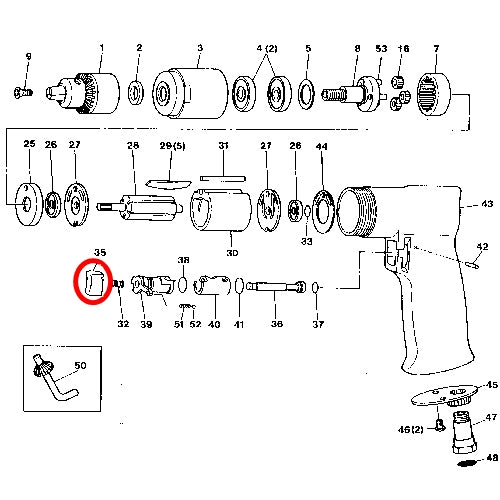 SP-1525 Parts Trigger