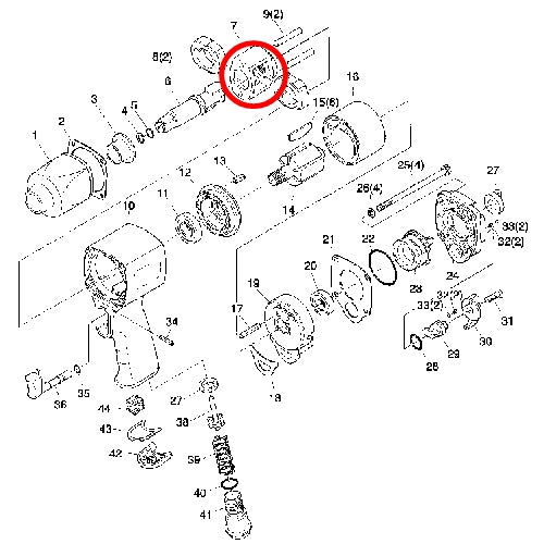 SP-7142S Parts Hammer Frame