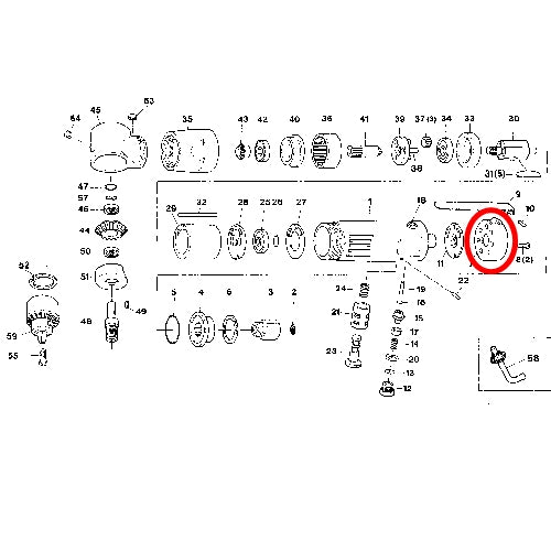 SP-1510AH Parts Housing Cap