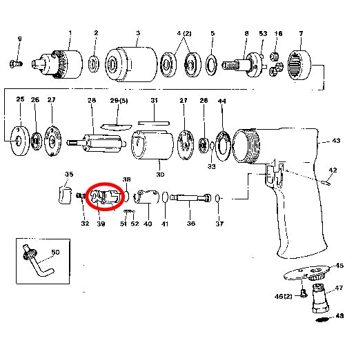 SP-1525 Parts Reverse Valve