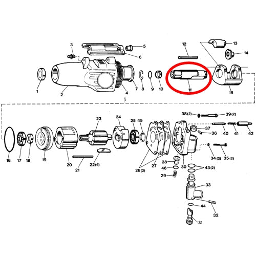 SP-1138 Parts Anvil Assembly