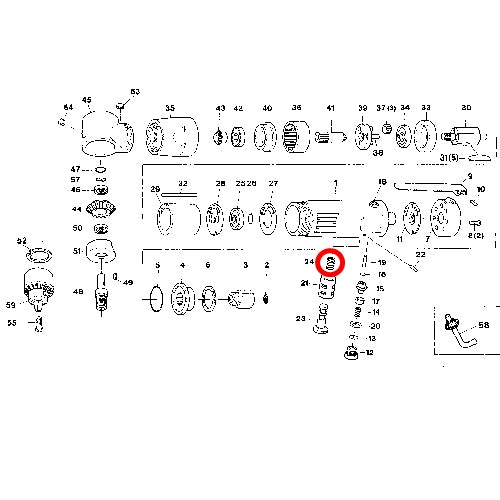 SP-1510AH Parts Reverse Spring
