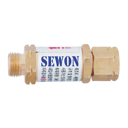 Sewon SWFA-R2 Flashback Arrestor (Regulator, Piping Type)