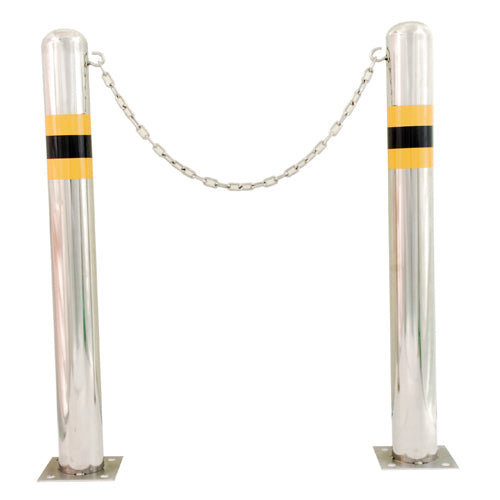 Korea International Safety 852-1794 Stainless Steel Barrier Post