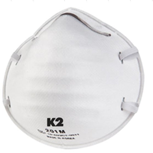 K2 Safety KM-201 Disposable Dust Mask with Face Seal