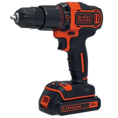 BLACK+DECKER BDCHD18K1B Cordless Hammer Drill Driver