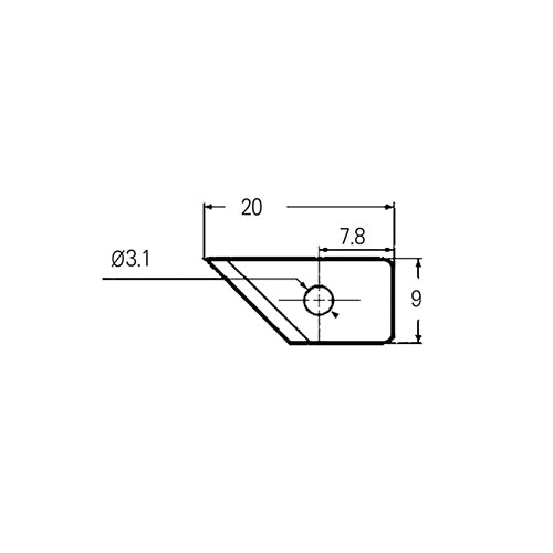 NT BC-400P Cutter Blade