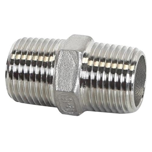 MK 1208604 Stainless Steel Threaded Hexagonal Nipple
