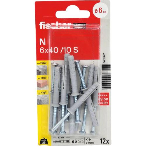 Fischer 522322 Plastic Anchor