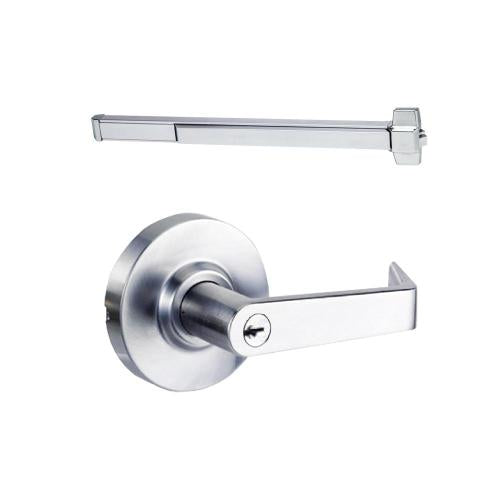ANGEL AOL-E4-30C-ENT Panic Device Bar & Lever