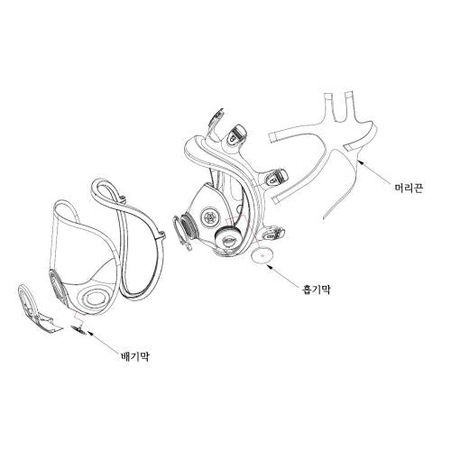 Dobu Life Tech 840-6866 Direct-Connect Mask (Component)