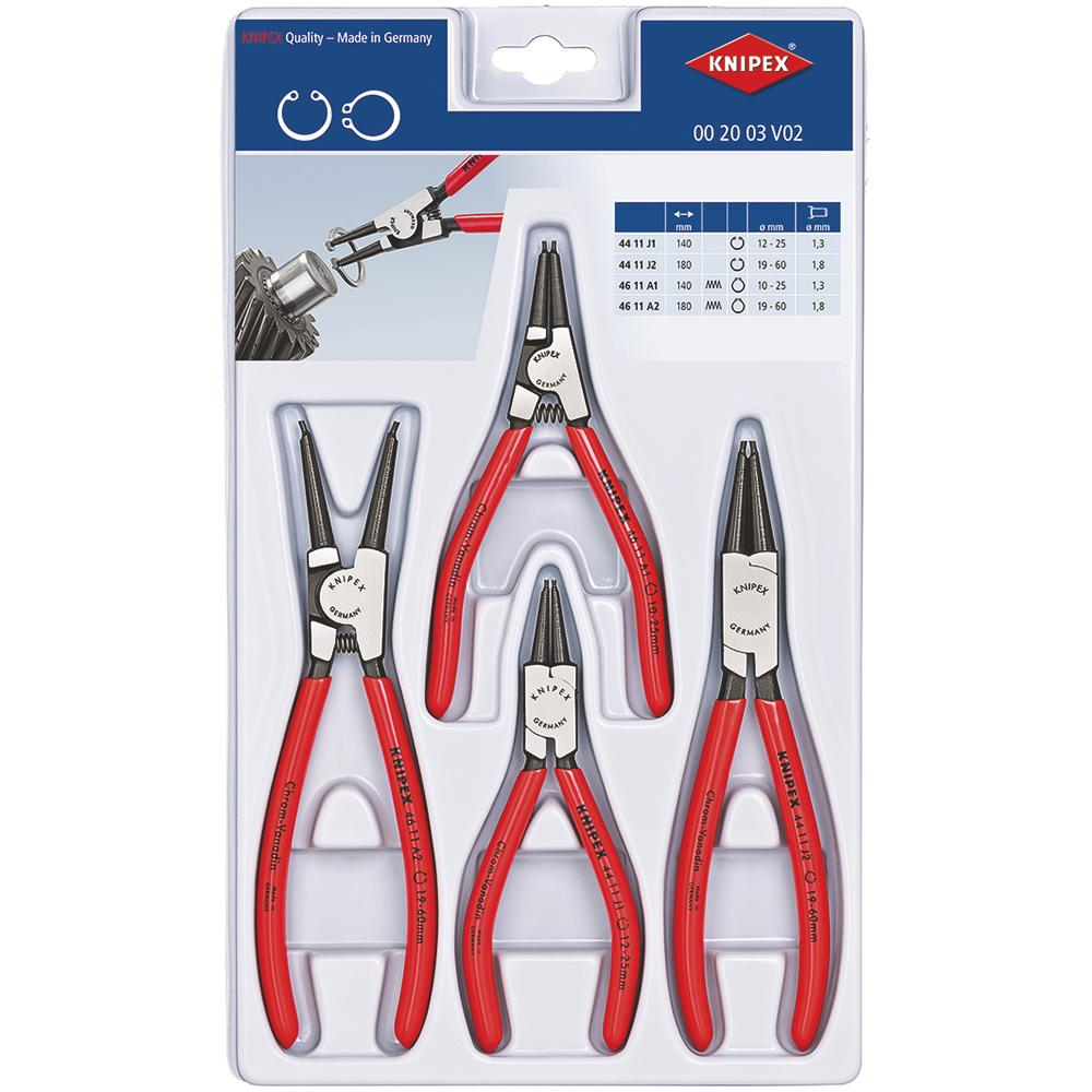 KNIPEX Snap Ring Plier Set 00 20 03 V02