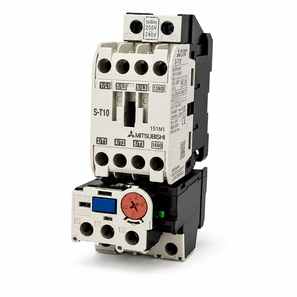 Mitsubishi Electric MS-T/N Series MSOD-N400KP Magnetic Starter (400A AC-3, N400 Frame, TH-N400RHKP 3-Element Thermal)