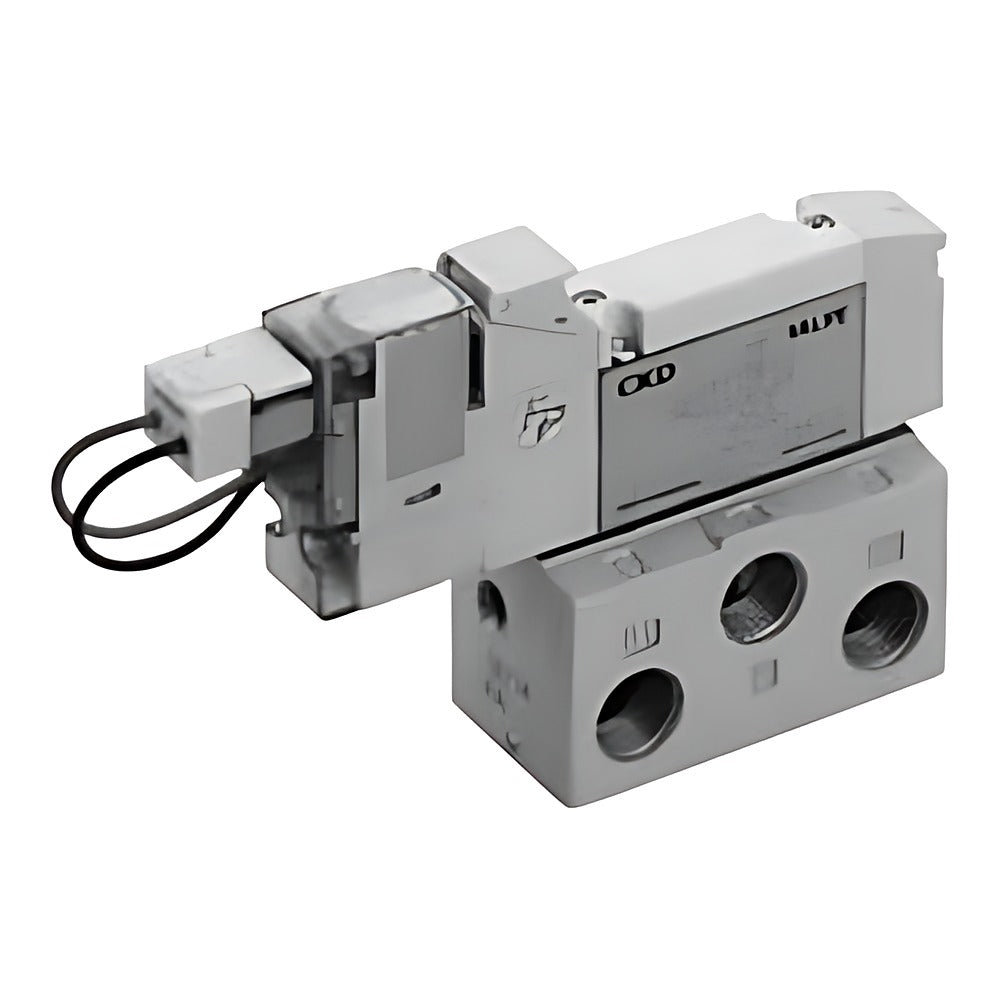 CKD 4GB-FP1 5-Port Pilot Solenoid Valve (Single, Base Piping, Food)