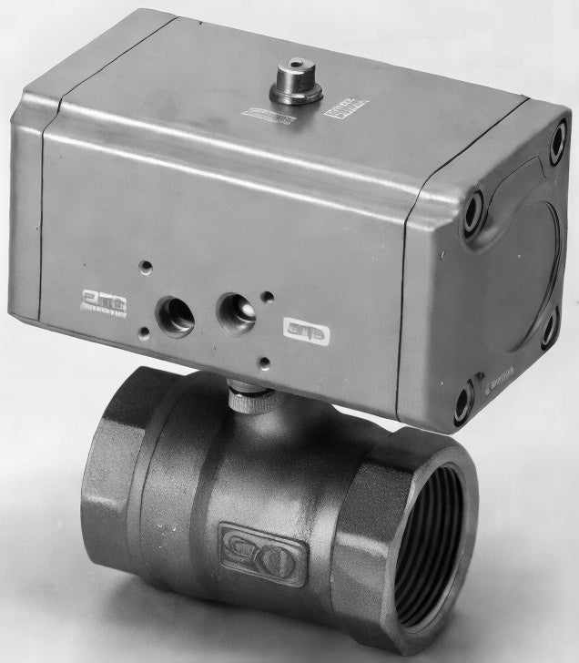 CKD Air Operated Ball Valve 2-Port (Compact Rotary Valve) CHB, CHBF Series, Double Acting