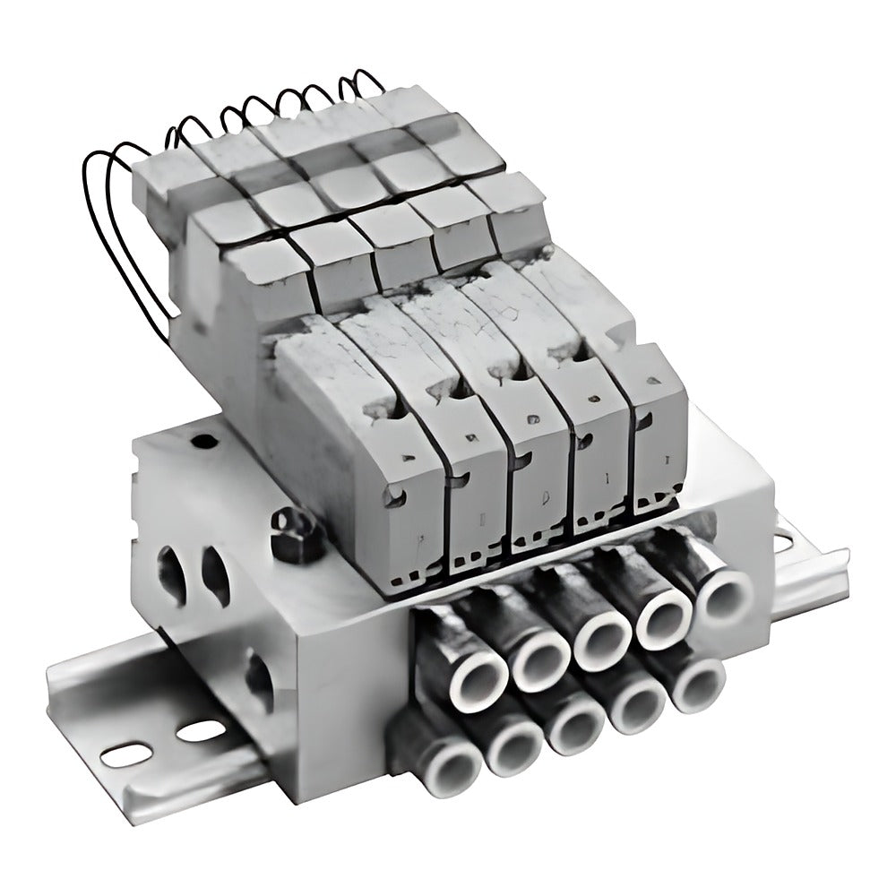 CKD M4GB2/3-P70 5-Port Valve Manifold (Clean, Indiv. Wiring, Base)