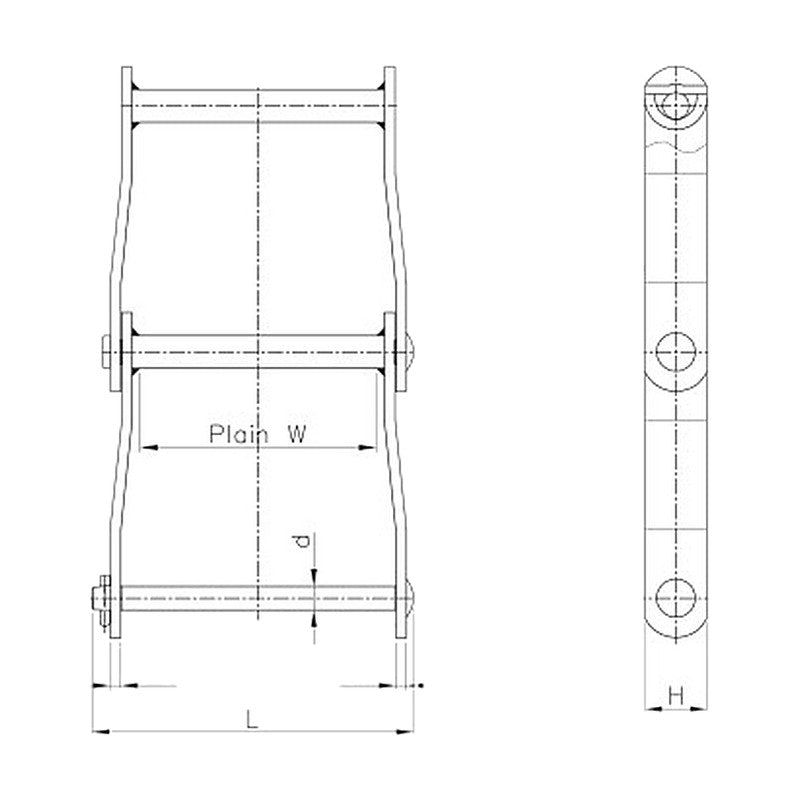 Dongyang Chain WS Steel Drag Chain