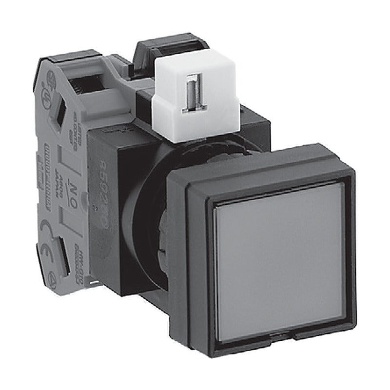 IDEC HW 22 mm Illuminated Pushbuttons (Square Flush, Marking)