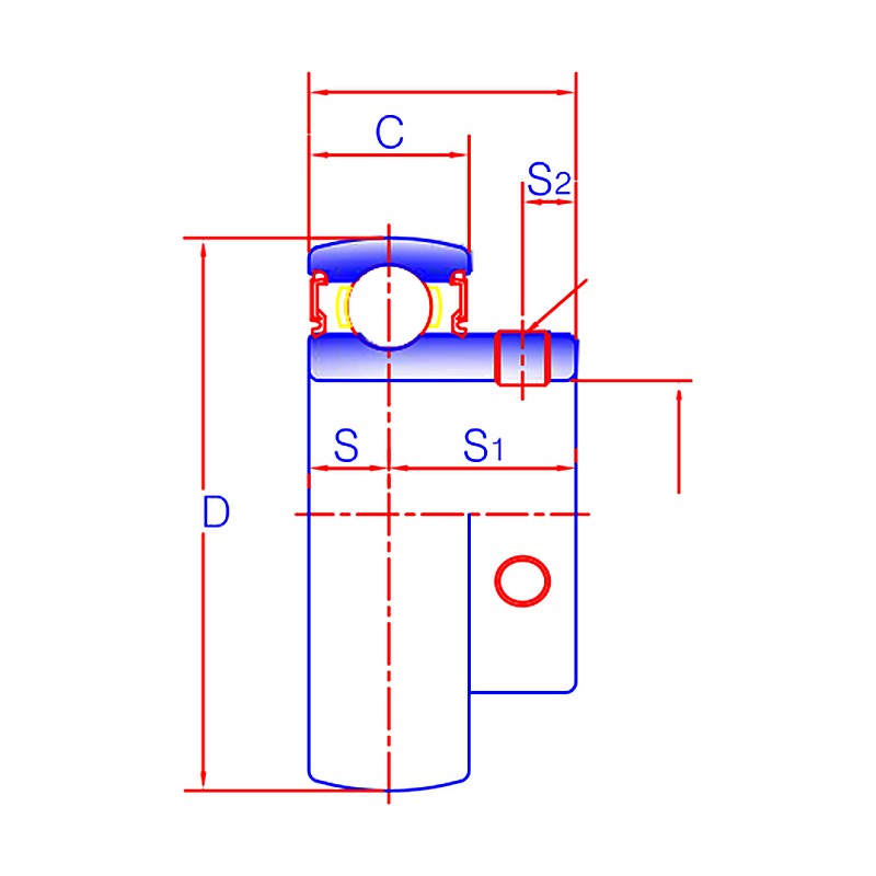 JIB USB Miniature Insert Bearings