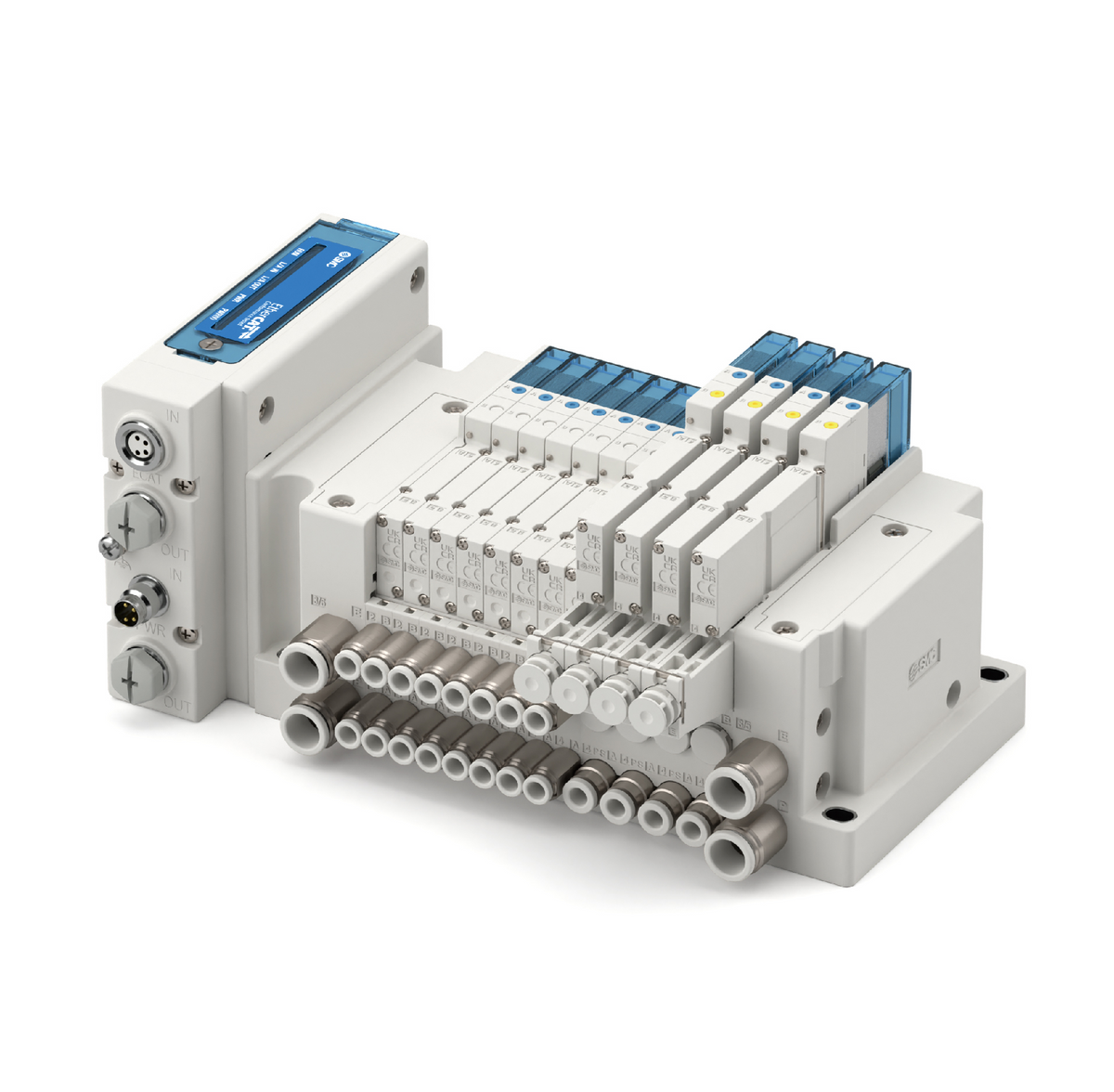 SMC JJ5SY1-E10 JSY1000-E Ejector System Integrated Valve Manifold