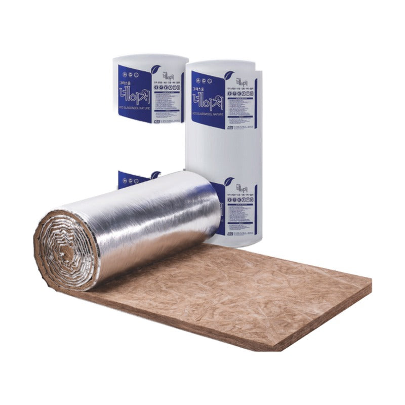 KCC Glass Wool Nature CLEAN ROLL Insulation (24K Roll, Duct Use)
