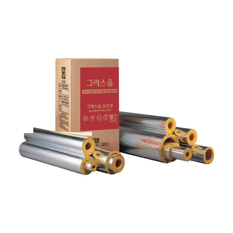 KCC Glass Wool SELF COVER Pipe Insulation (Foil Faced, 60K)