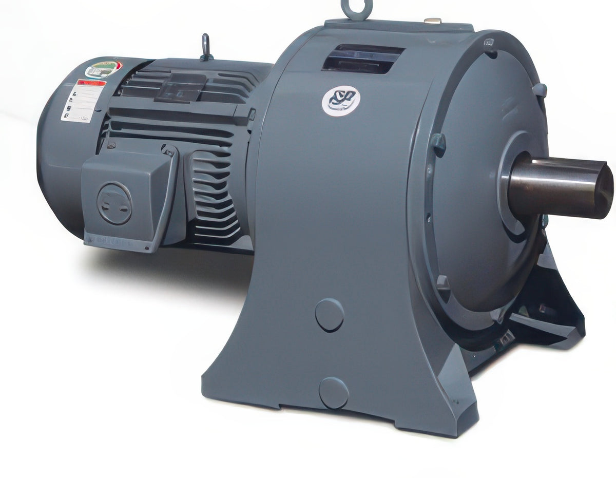 KGM KrexDrive KD Heavy Duty Helical Geared Motor, Horizontal Foot Mount (H Series)