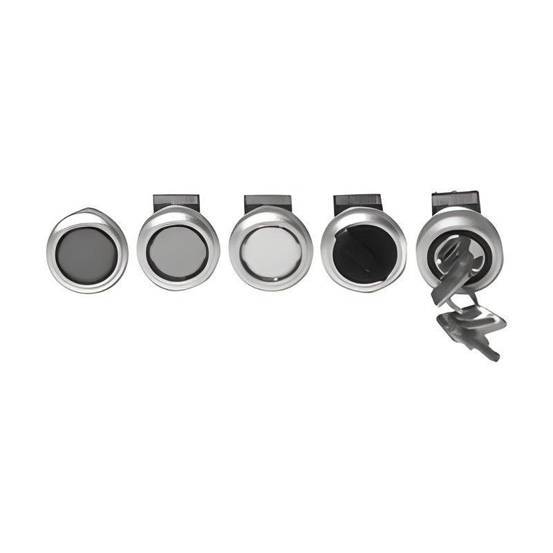 KOINO NF22 Flush-Mount Switches and Pilot Lamps (22 mm, Al Guard)
