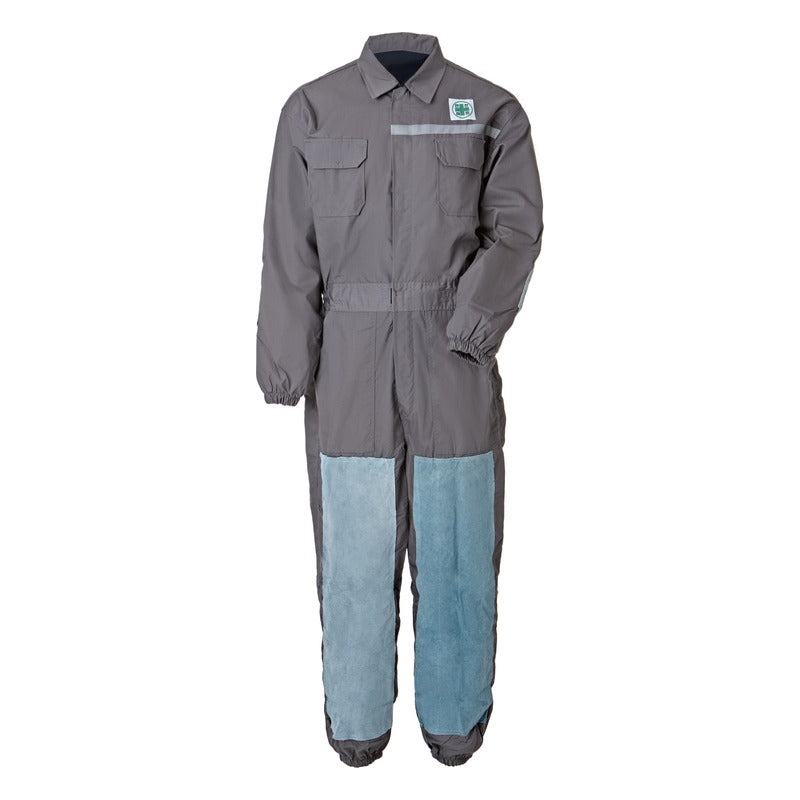 Kyungdo Trading KD-013 Double-Layer Leather-Patched Blasting Coverall